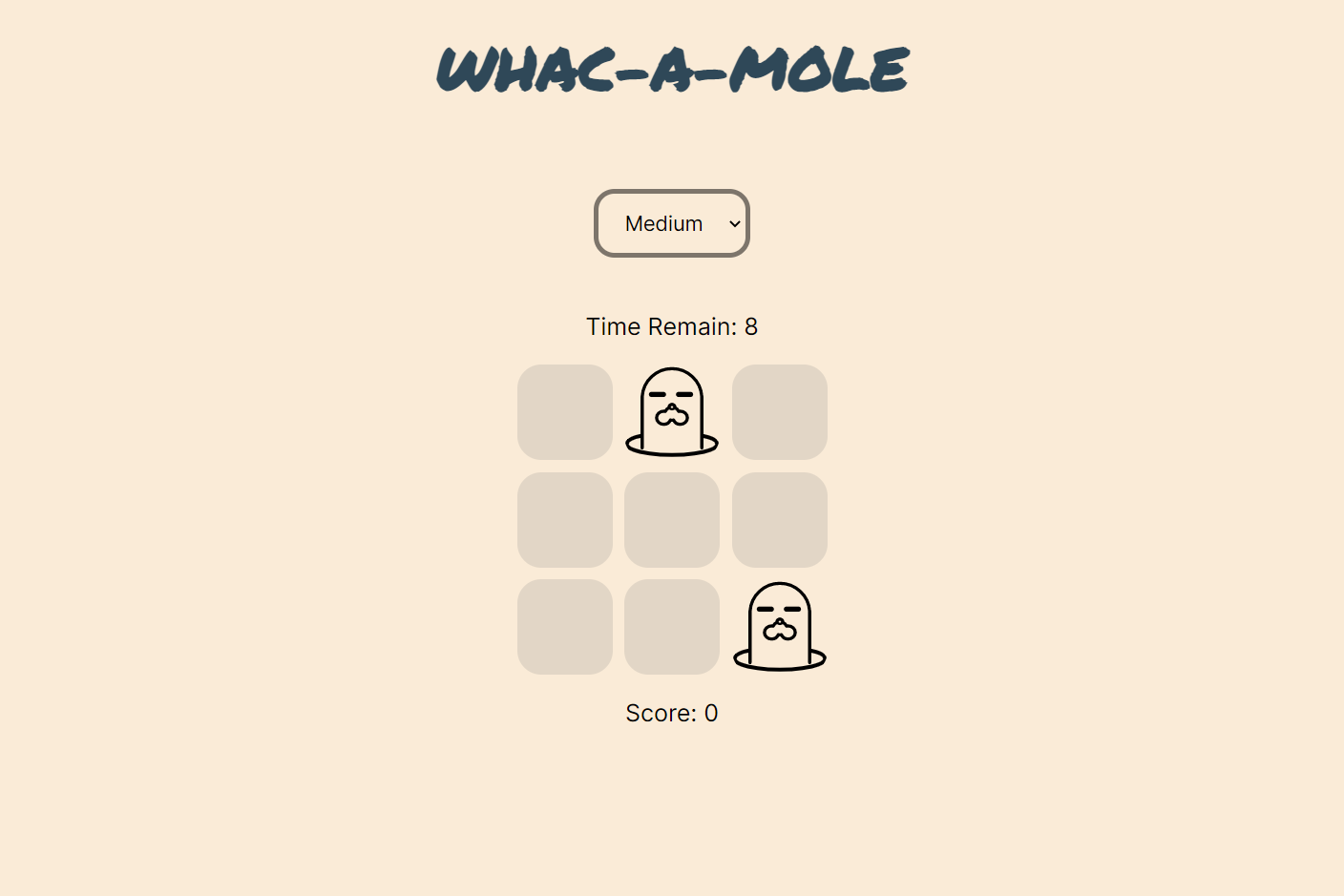 Whac-A-Mole Game